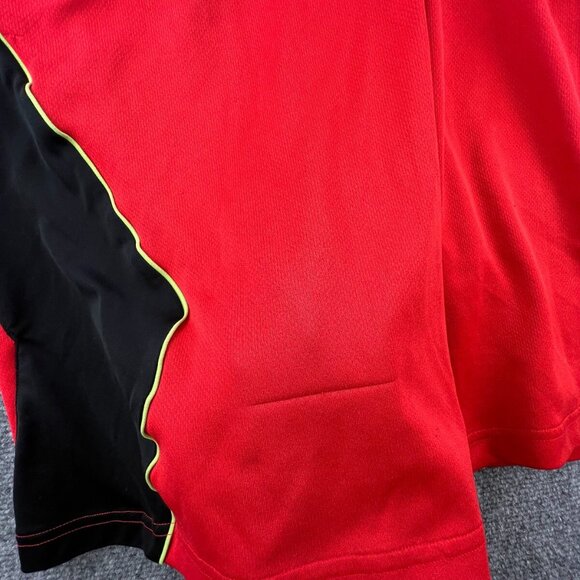 Adidas Shorts Mens Large Orange Black Workout Gym Drawstring Pockets Active - Picture 7 of 13